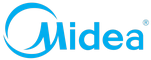 Логотип фирмы Midea в Евпатории